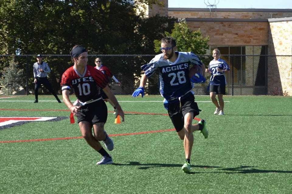 people playing flag football