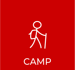 Camping-related equipment rental at outdoor adventures button